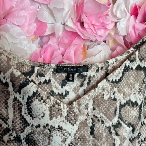 Dynamite Snakeskin Print Cami Size M - Picture 7 of 7